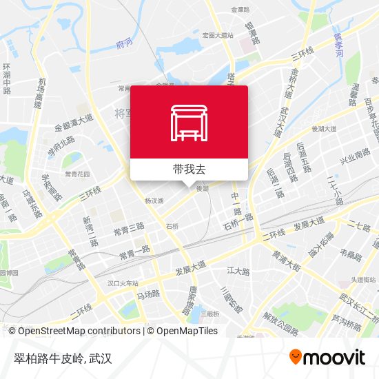 翠柏路牛皮岭地图