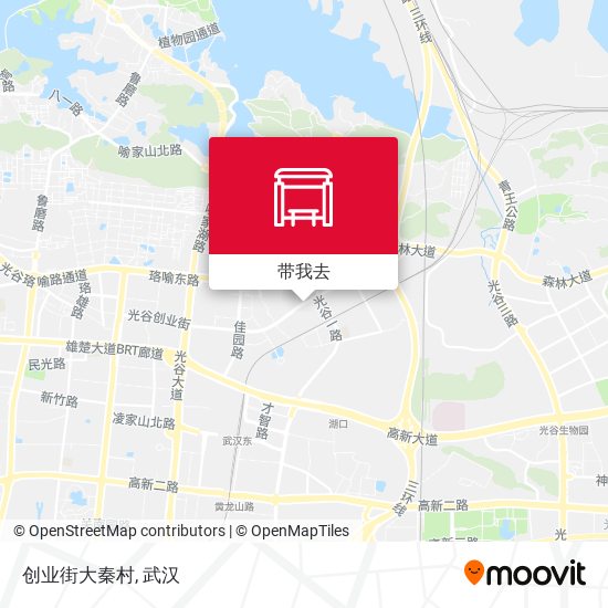 创业街大秦村地图
