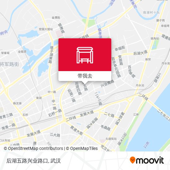 后湖五路兴业路口地图