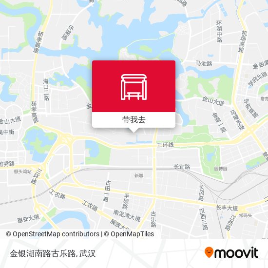 金银湖南路古乐路地图