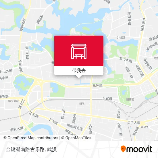金银湖南路古乐路地图