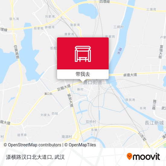 滠横路汉口北大道口地图