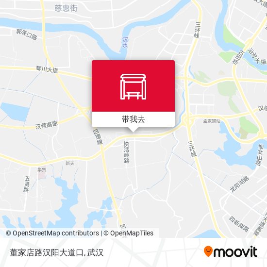 董家店路汉阳大道口地图