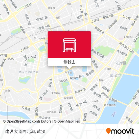 建设大道西北湖地图