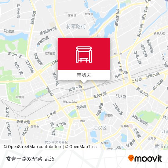 常青一路双华路地图
