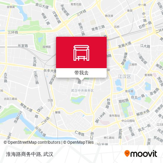 淮海路商务中路地图