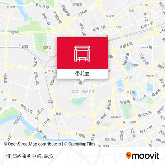 淮海路商务中路地图