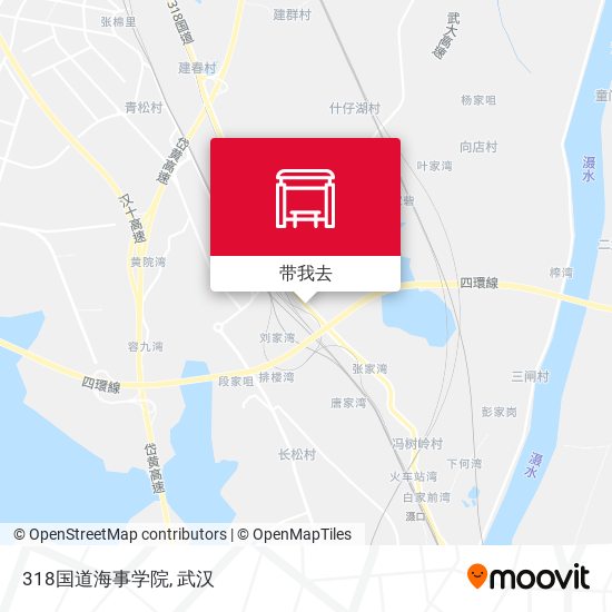 318国道海事学院地图