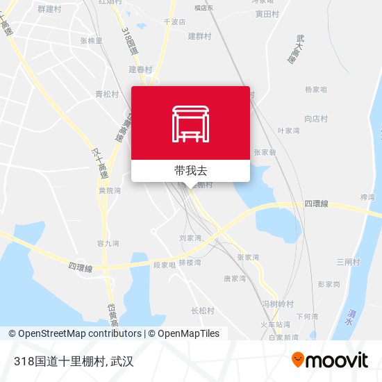 318国道十里棚村地图