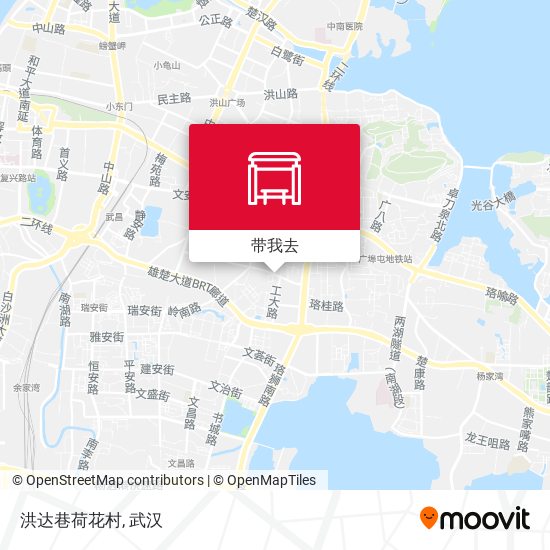 洪达巷荷花村地图