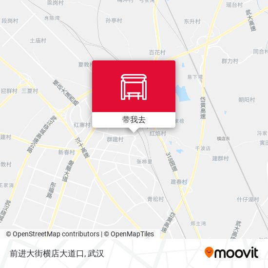 前进大街横店大道口地图