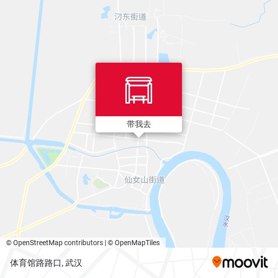 体育馆路路口地图