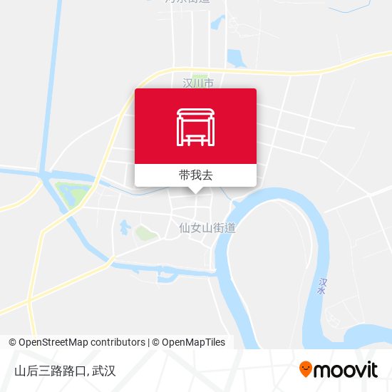 山后三路路口地图