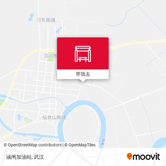 涵闸加油站地图