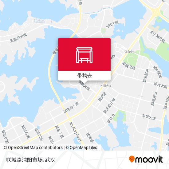 联城路沌阳市场地图