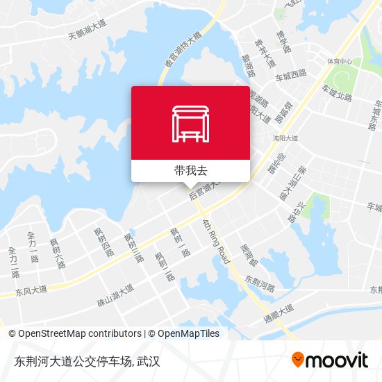 东荆河大道公交停车场地图
