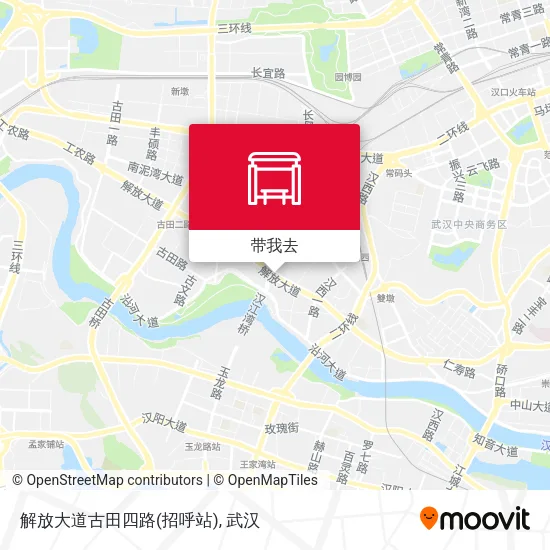 解放大道古田四路(招呼站)地图