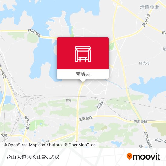 花山大道大长山路地图