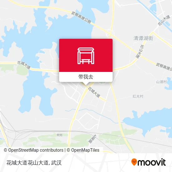 花城大道花山大道地图