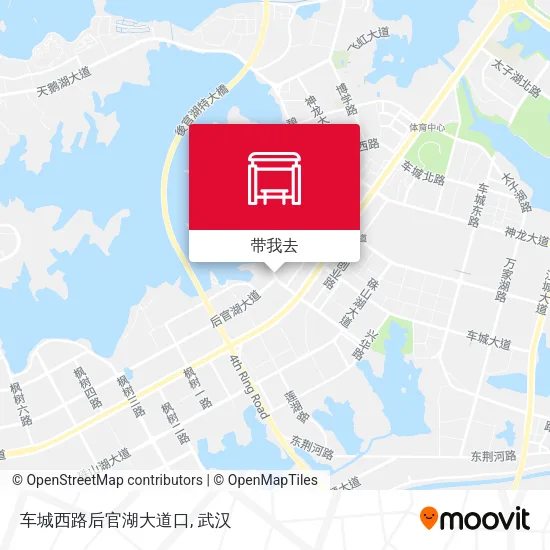 车城西路后官湖大道口地图