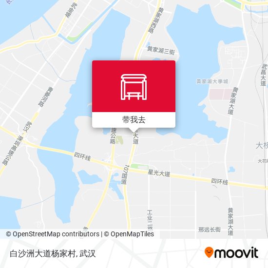 白沙洲大道杨家村地图