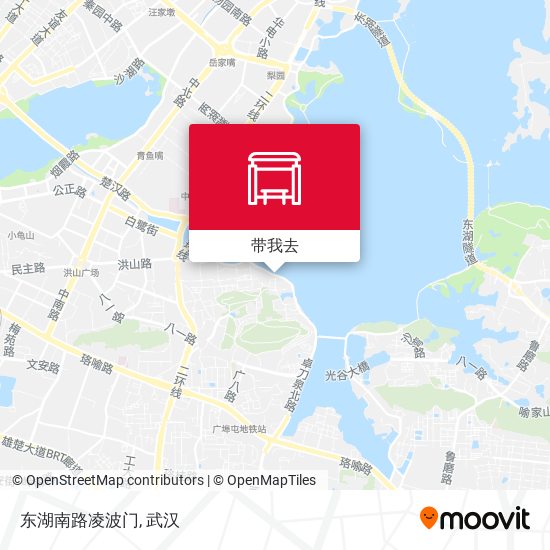 东湖南路凌波门地图