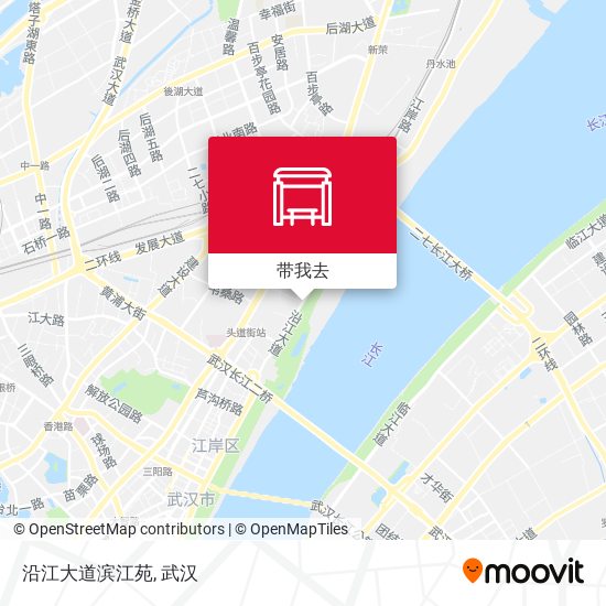 沿江大道滨江苑地图