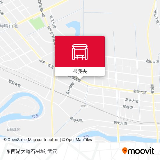 东西湖大道石材城地图