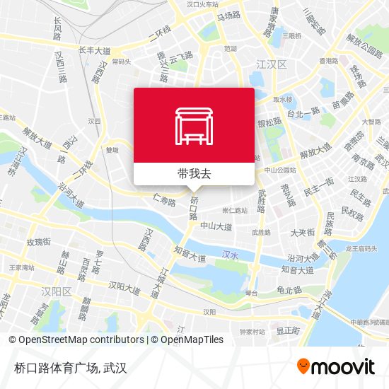 桥口路体育广场地图