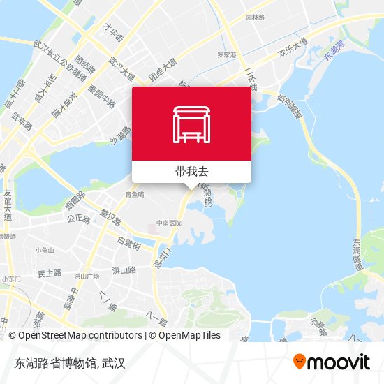 东湖路省博物馆地图