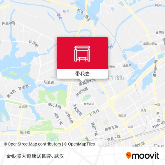 金银潭大道康居四路地图