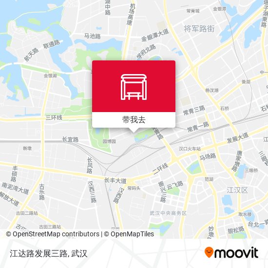 江达路发展三路地图