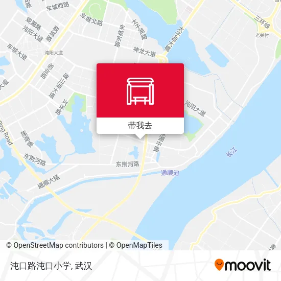 沌口路沌口小学地图