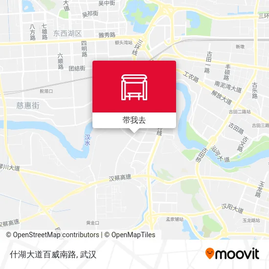 什湖大道百威南路地图