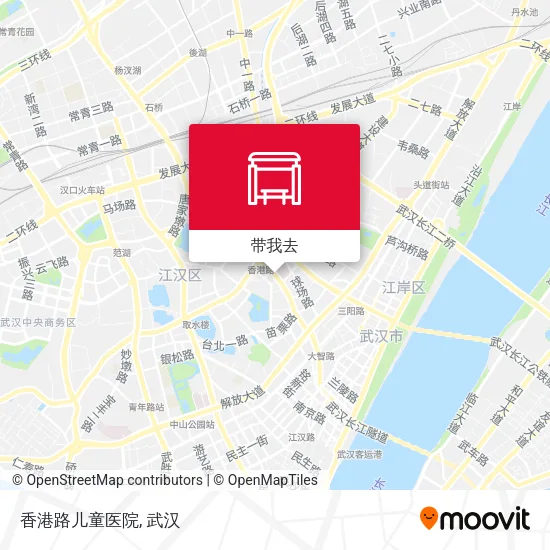 香港路儿童医院地图