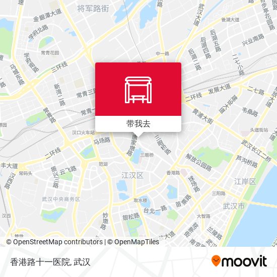 香港路十一医院地图