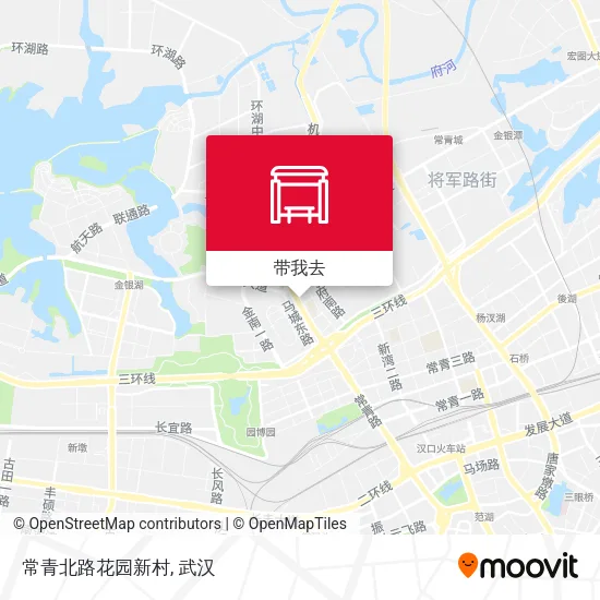常青北路花园新村地图