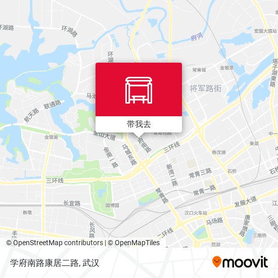 学府南路康居二路地图