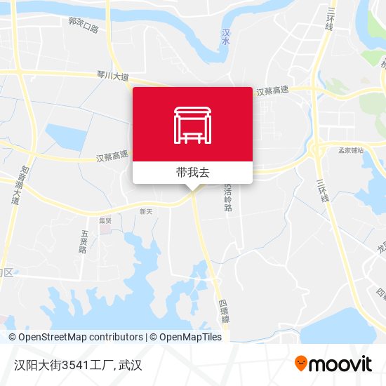 汉阳大街3541工厂地图