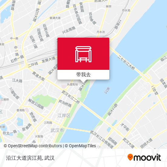 沿江大道滨江苑地图