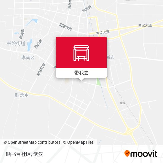 晒书台社区地图