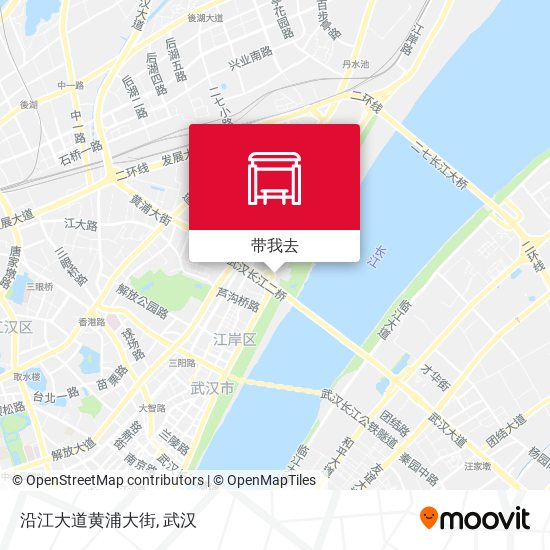 沿江大道黄浦大街地图