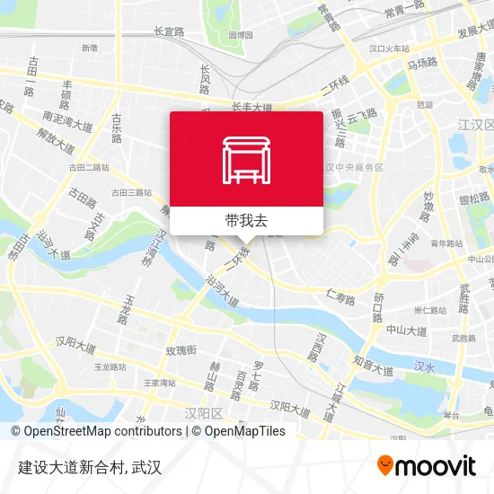 建设大道新合村地图