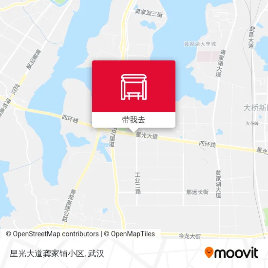 星光大道龚家铺小区地图