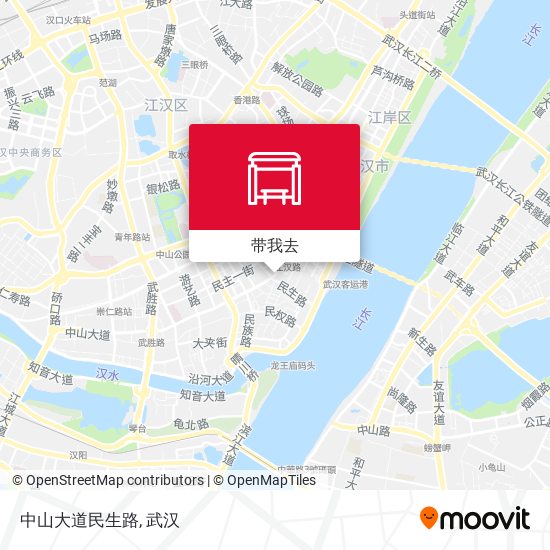 中山大道民生路地图