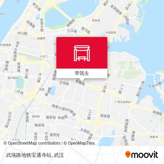 武珞路地铁宝通寺站地图