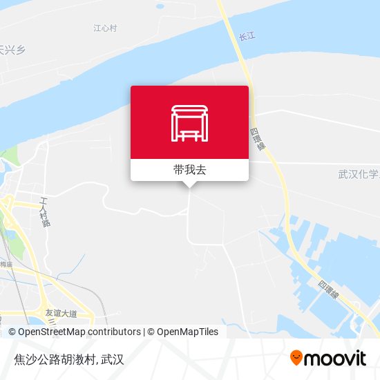 焦沙公路胡漖村地图