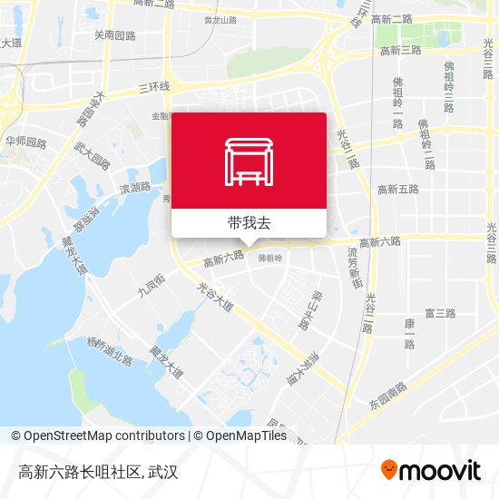 高新六路长咀社区地图