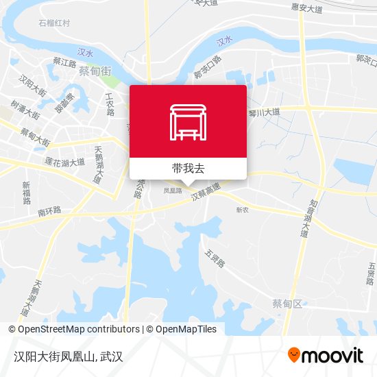 汉阳大街凤凰山地图