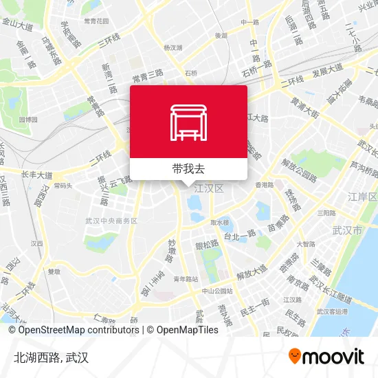 北湖西路地图